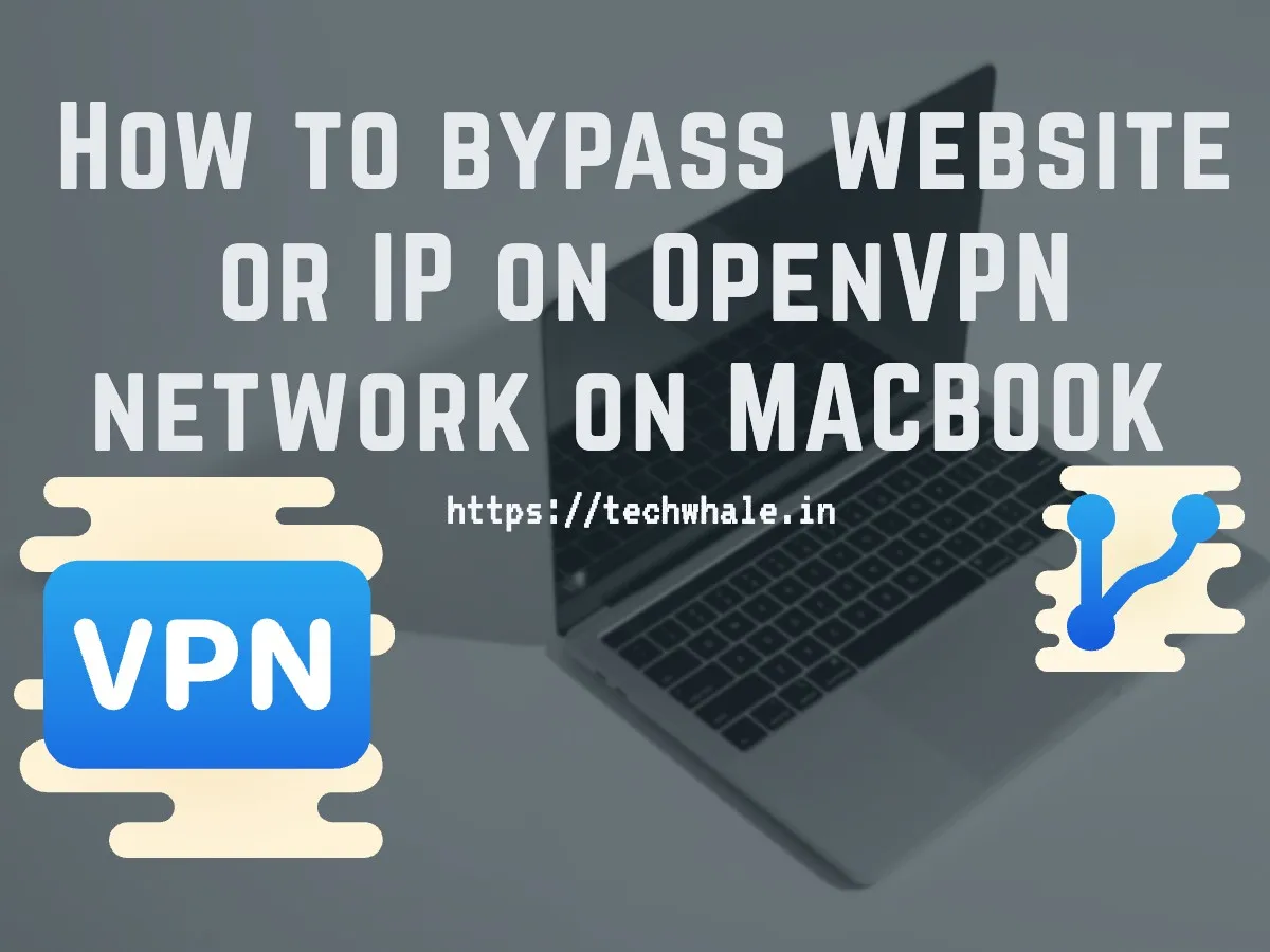 How to bypass specific website or IP from OpenVPN connection on Mac